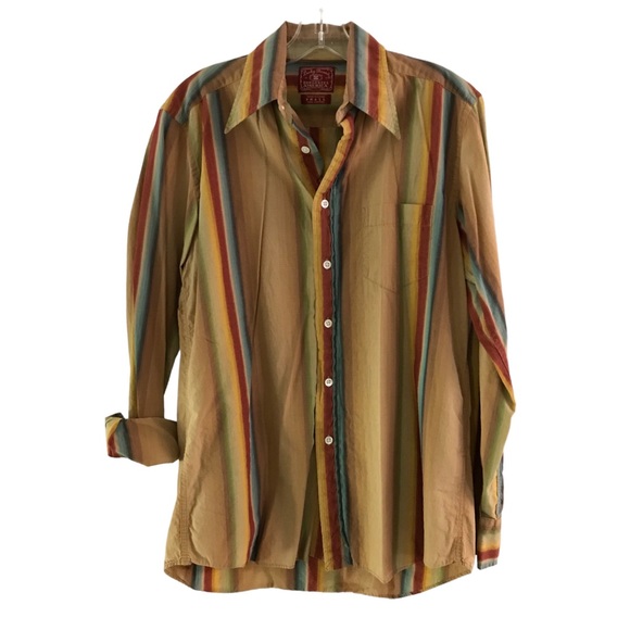 Lucky Brand Other - Lucky Brand Striped Collared Long Sleeve Button Down Dress Shirt